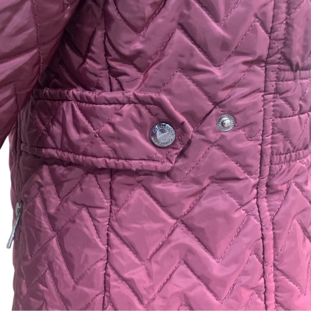 Calvin Klein Women's Hooded Quilted Puffer Jacket - Picture 8 of 12